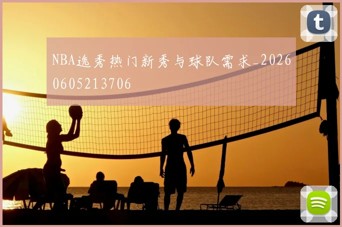 NBA选秀热门新秀与球队需求_20260605213706